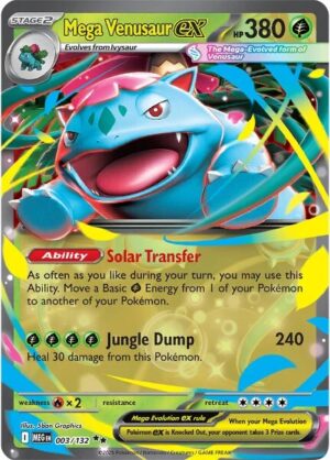 Karta Pokémon: Mega Evolution - 003 - Mega Venusaur ex