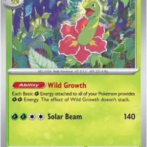 Karta Pokémon: Mega Evolution - 010 - Meganium ( Reverse Holo)