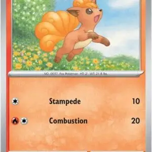 Karta Pokémon: Mega Evolution - 019 - Vulpix (Reverse Holo)