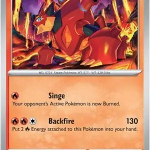 Karta Pokémon: Mega Evolution - 025 - Volcanion (Reverse Holo)