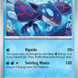 Karta Pokémon: Mega Evolution - 034 - Kyogre (Reverse Holo)