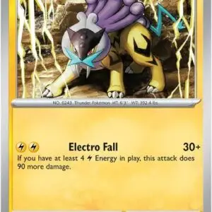 Karta Pokémon: Mega Evolution - 048 - Raikou (Reverse Holo)