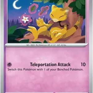 Karta Pokémon: Mega Evolution - 054 - Abra (Reverse Holo)
