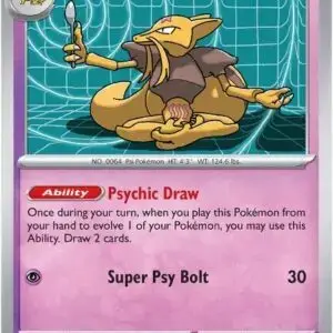 Karta Pokémon: Mega Evolution - 055 - Kadabra (Reverse Holo)