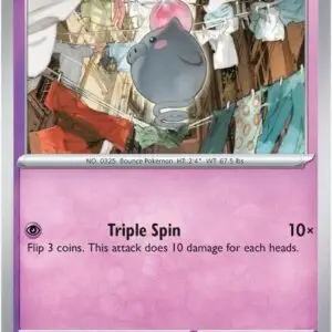 Karta Pokémon: Mega Evolution - 062 - Spoink (Reverse Holo)