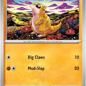 Karta Pokémon: Mega Evolution - 068 - Sandshrew (Reverse Holo)
