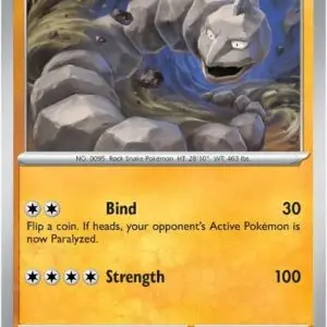 Karta Pokémon: Mega Evolution - 070 - Onix (Reverse Holo)