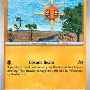 Karta Pokémon: Mega Evolution - 075 - Solrock (Reverse Holo)
