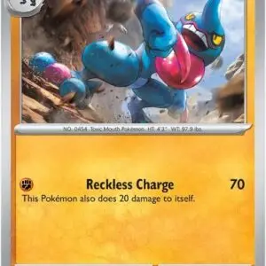 Karta Pokémon: Mega Evolution - 079 - Toxicroak (Reverse Holo)