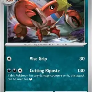 Karta Pokémon: Mega Evolution - 085 - Crawdaunt (Reverse Holo)