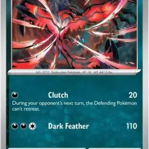 Karta Pokémon: Mega Evolution - 088 - Yveltal (Reverse Holo)