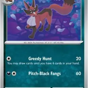 Karta Pokémon: Mega Evolution - 090 - Thievul (Reverse Holo)