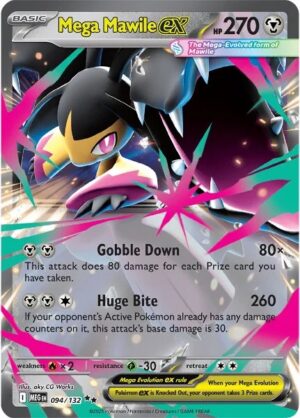 Karta Pokémon: Mega Evolution - 094 - Mega Mawile ex