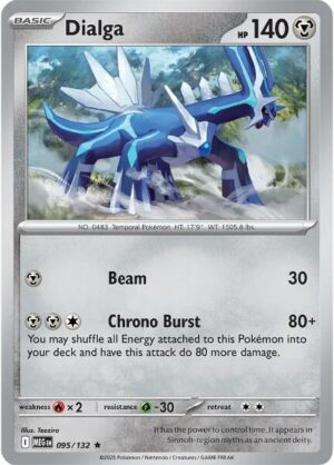 Karta Pokémon: Mega Evolution - 095 - Dialga (Reverse Holo)