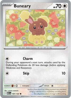 Karta Pokémon: Mega Evolution - 107 - Buneary (Reverse Holo)