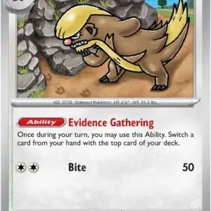 Karta Pokémon: Mega Evolution - 110 - Gumshoos (Reverse Holo)