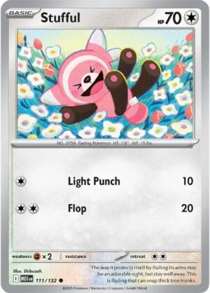 Karta Pokémon: Mega Evolution - 111 - Stufful (Reverse Holo)