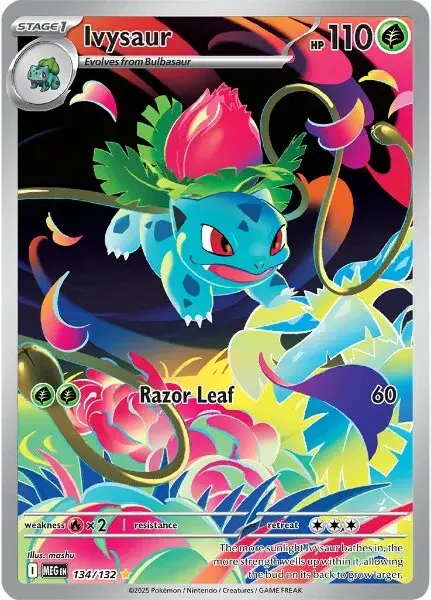 Karta Pokémon: Mega Evolution - 134 - Ivysaur