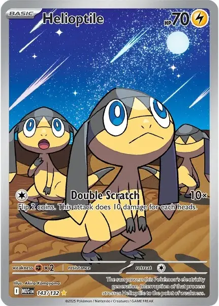 Karta Pokémon: Mega Evolution - 143 - Helioptile