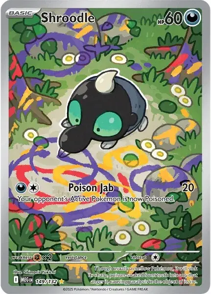 Karta Pokémon: Mega Evolution - 149 - Shroodle