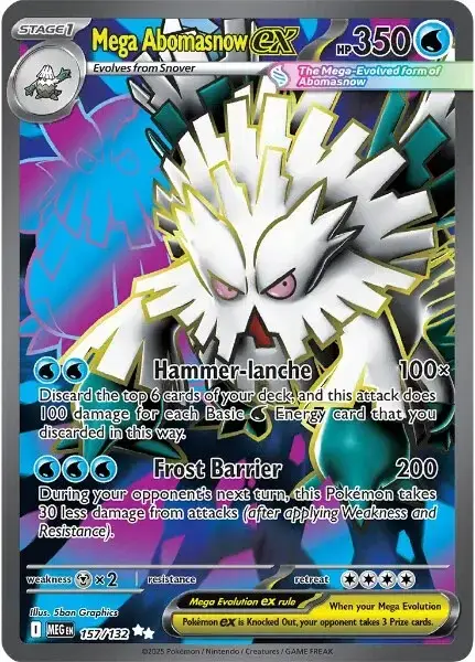Karta Pokémon: Mega Evolution - 157 - Mega Abomasnow ex