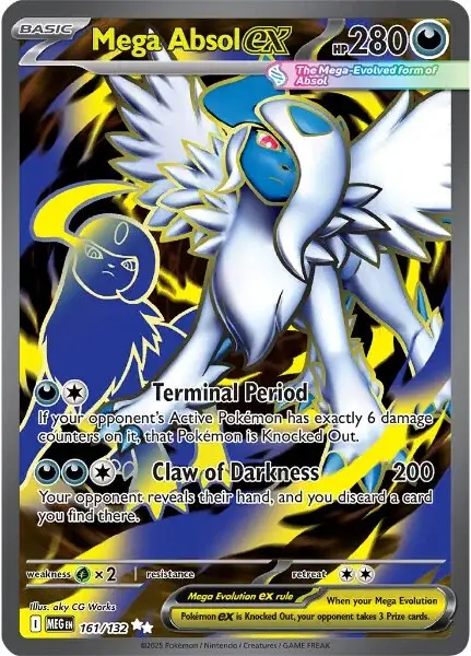 Karta Pokémon: Mega Evolution - 161 - Mega Absol ex