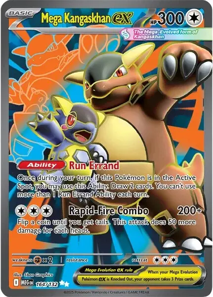Karta Pokémon: Mega Evolution - 164 - Mega Kangaskhan ex
