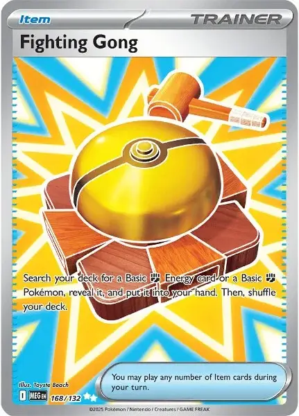 Karta Pokémon: Mega Evolution - 168 - Fighting Gong