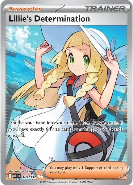 Karta Pokémon: Mega Evolution - 169 - Lillie's Determination