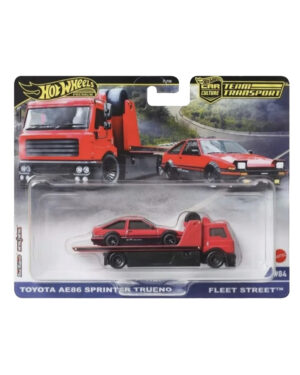 Hot Wheels Team Transport Toyota AE86 Sprinter Trueno & Fleet Street
