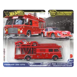 Hot Wheels Team Transport Ferrari 250 GTO & Fiat 642