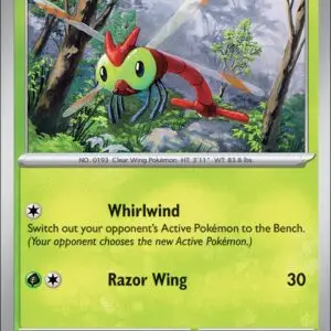 Karta Pokémon: Destined Rivals - 002 - Yanma (Reverse Holo)