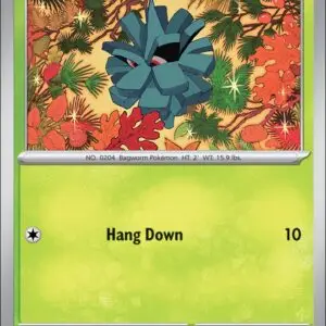 Karta Pokémon: Destined Rivals - 004 - Pineco (Reverse Holo)