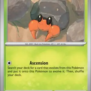 Karta Pokémon: Destined Rivals - 011 - Dwebble (Reverse Holo)