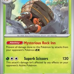 Karta Pokémon: Destined Rivals - 012 - Crustle (Holo)