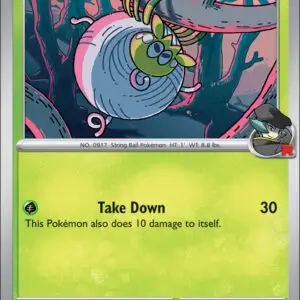 Karta Pokémon: Destined Rivals - 019 - Team Rocket's Tarountula