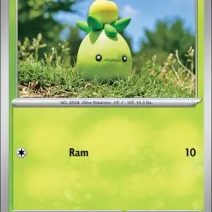 Karta Pokémon: Destined Rivals - 021 - Smoliv (Reverse Holo)