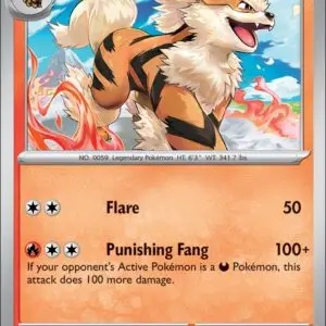 Karta Pokémon: Destined Rivals - 028 - Arcanine
