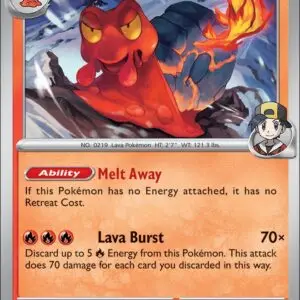Karta Pokémon: Destined Rivals - 036 - Ethan's Magcargo (Reverse Holo)