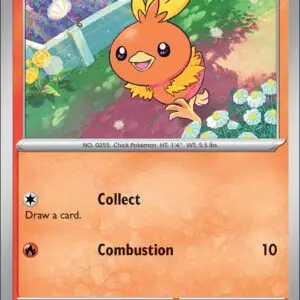 Karta Pokémon: Destined Rivals - 040 - Torchic (Reverse Holo)