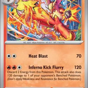 Karta Pokémon: Destined Rivals - 042 - Blaziken (Holo)