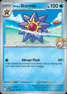 Karta Pokémon: Destined Rivals - 047 - Misty's Starmie (Reverse Holo)