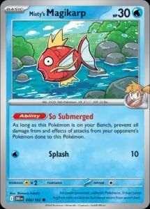 Karta Pokémon: Destined Rivals - 048 - Misty's Magikarp (Reverse Holo)