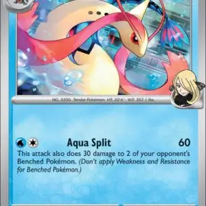 Karta Pokémon: Destined Rivals - 053 - Cynthia's Milotic (Reverse Holo)