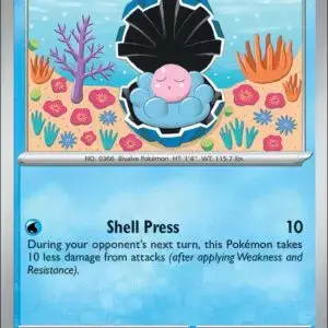 Karta Pokémon: Destined Rivals - 054 - Clamperl (Reverse Holo)