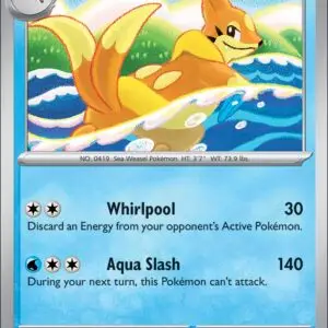 Karta Pokémon: Destined Rivals - 058 - Floatzel (Reverse Holo)