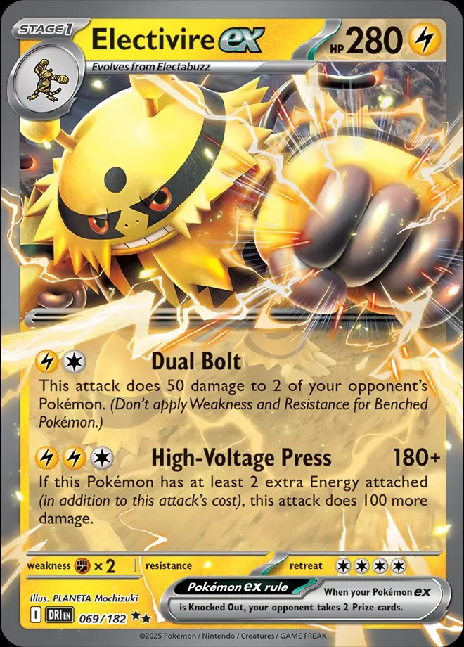 Karta Pokémon: Destined Rivals - 069 - Electivire ex