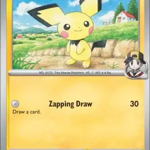 Karta Pokémon: Destined Rivals - 071 - Ethan's Pichu (Reverse Holo)