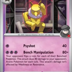 Karta Pokémon: Destined Rivals - 080 - Team Rocket's Hypno