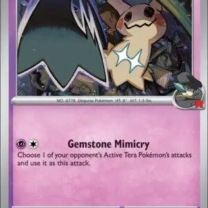 Karta Pokémon: Destined Rivals - 087 - Team Rocket's Mimikyu